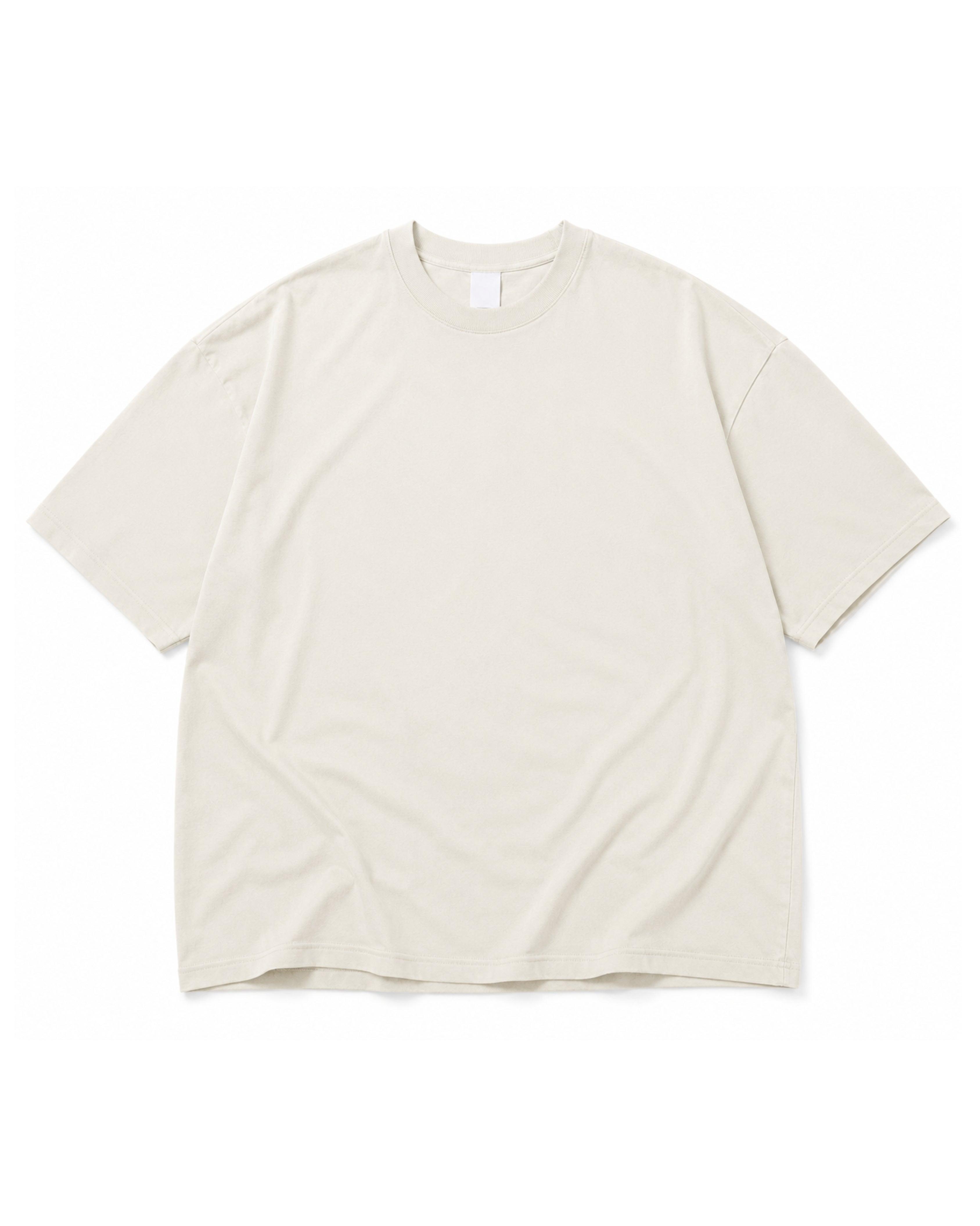 OFF White Oversized Solid Drop Shoulder T-Shirt | Premium 230 GSM Rare Interlock Cotton