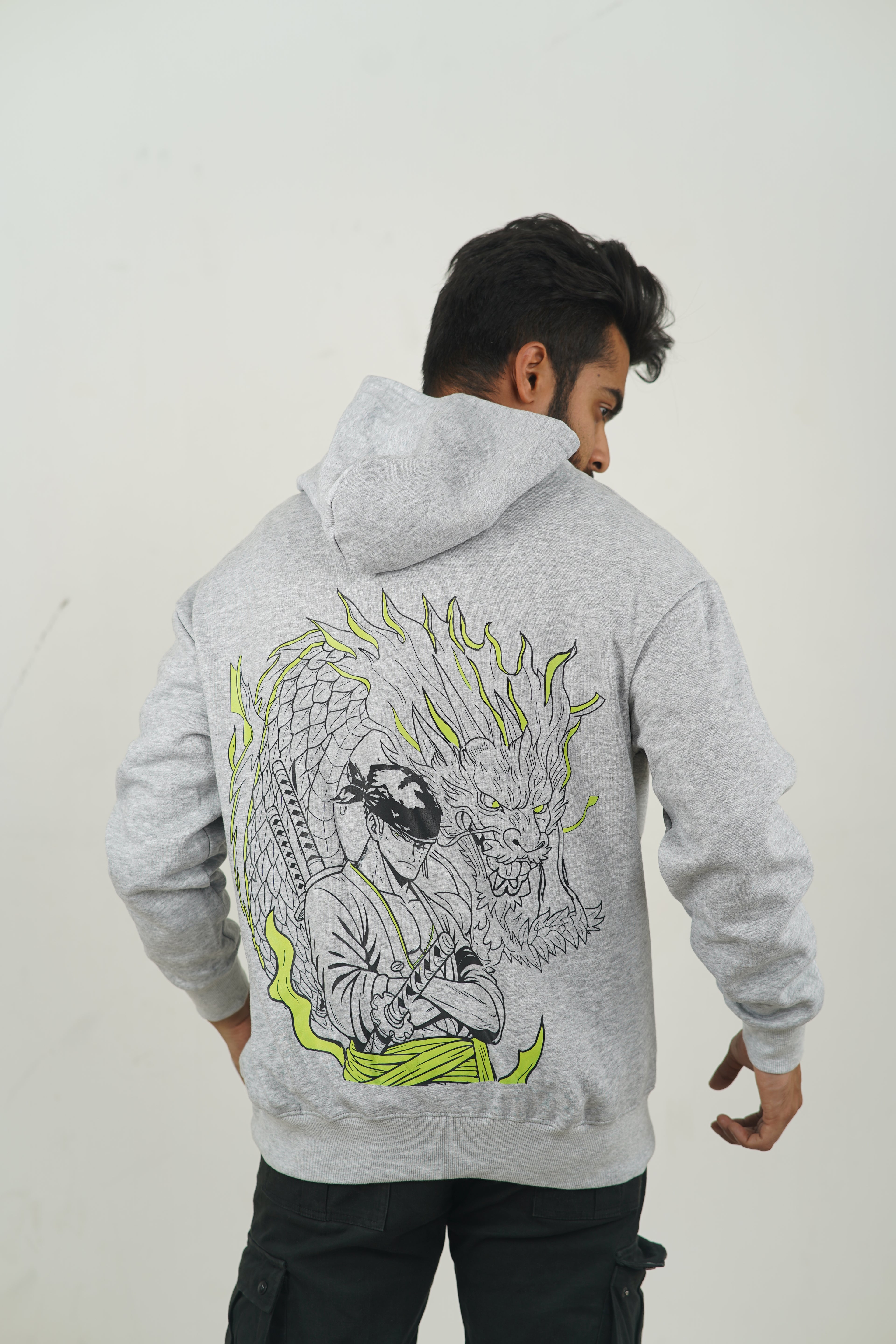 Zoro – Dragon Spirit Scar Drop Hoodie | One Piece Edition