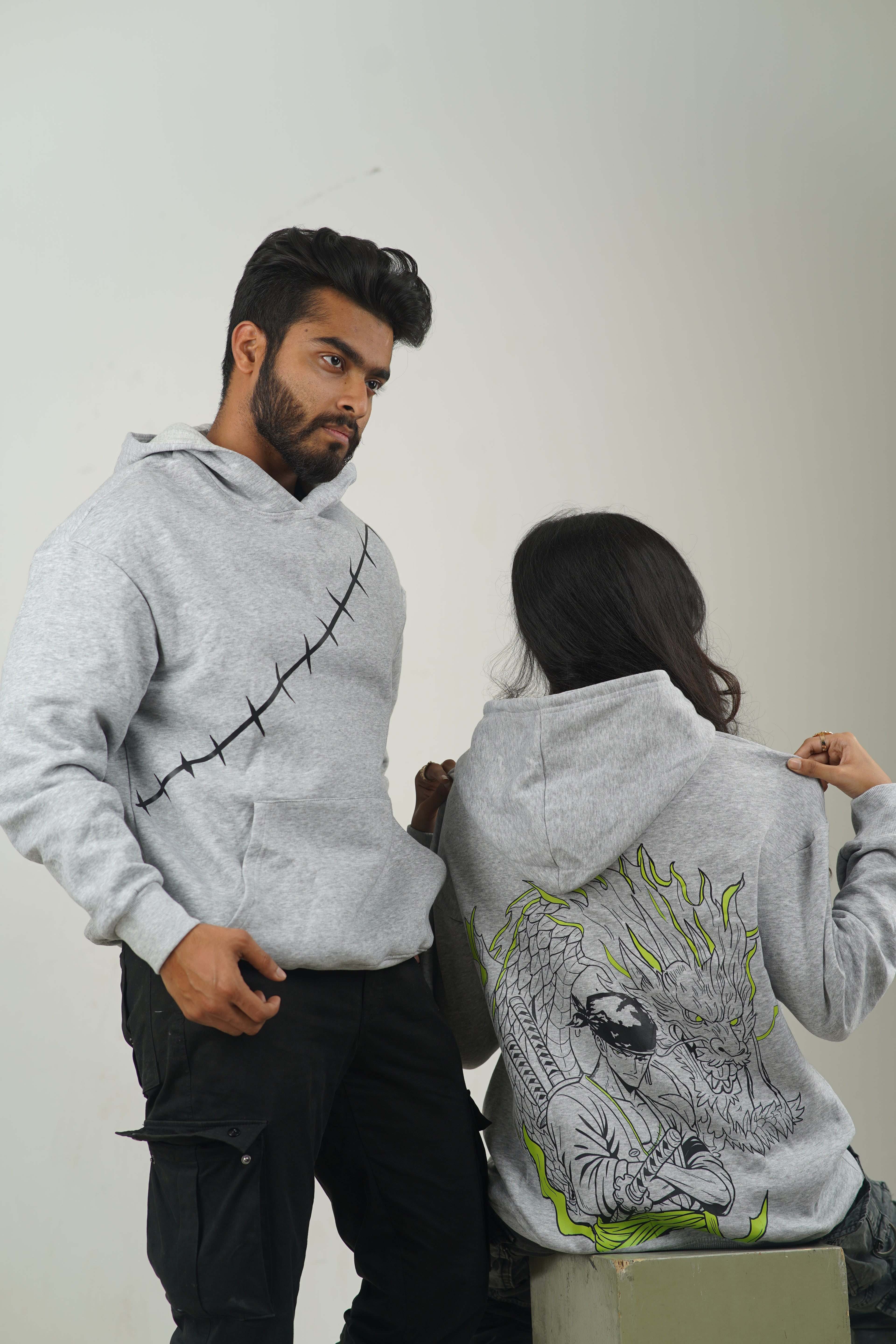 Zoro – Dragon Spirit Scar Drop Hoodie | One Piece Edition
