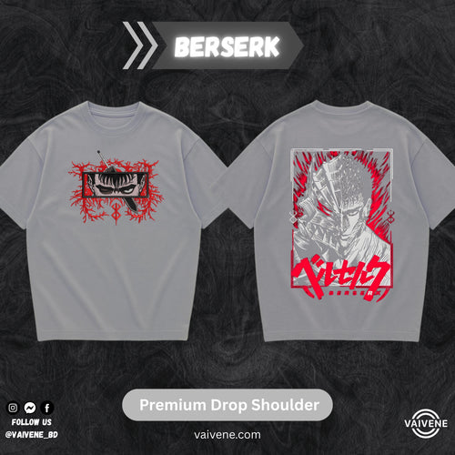 Guts – Berserk Oversized Drop Shoulder Tee