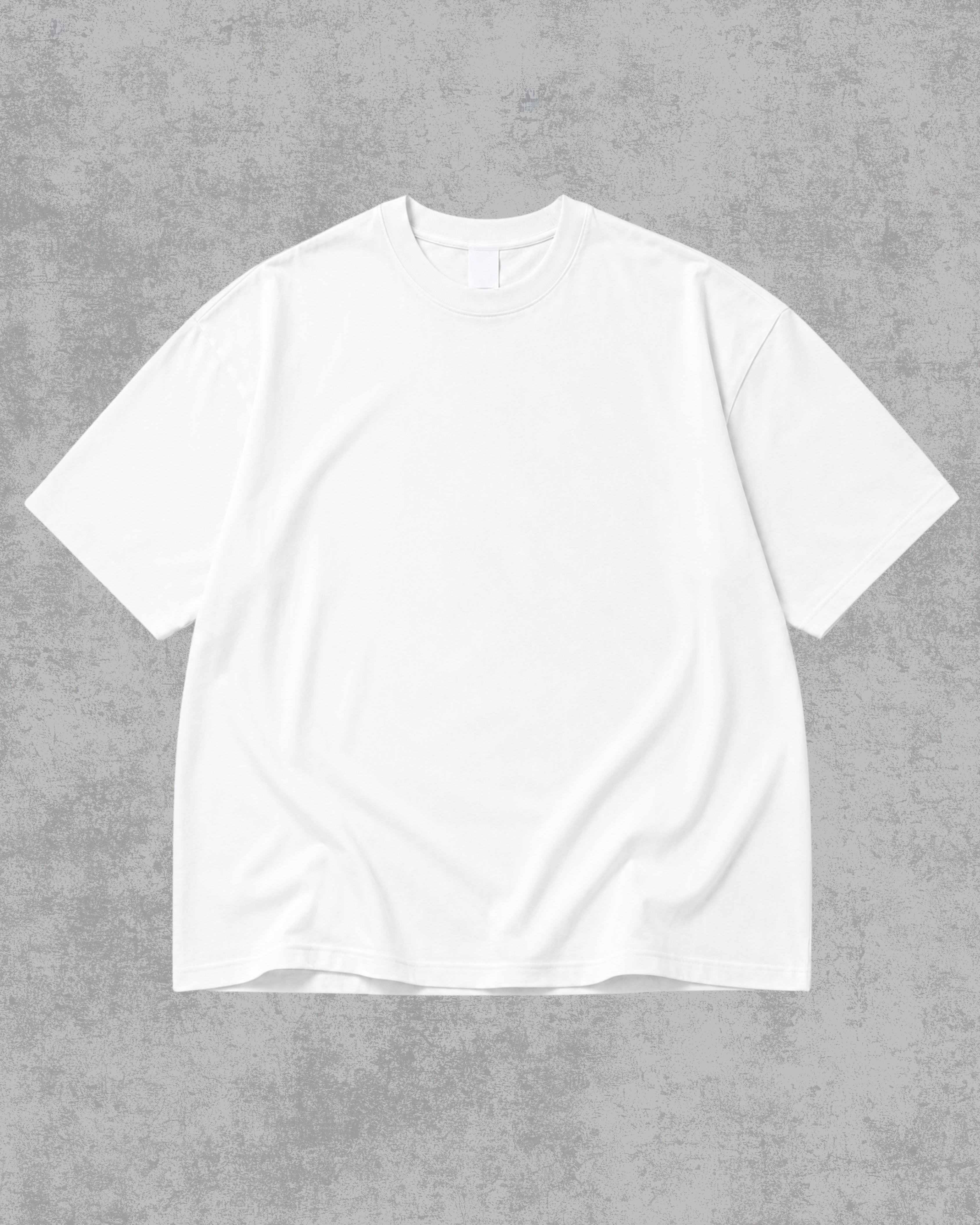 White Oversized Solid Drop Shoulder T-Shirt | Premium 230 GSM Rare Interlock Cotton