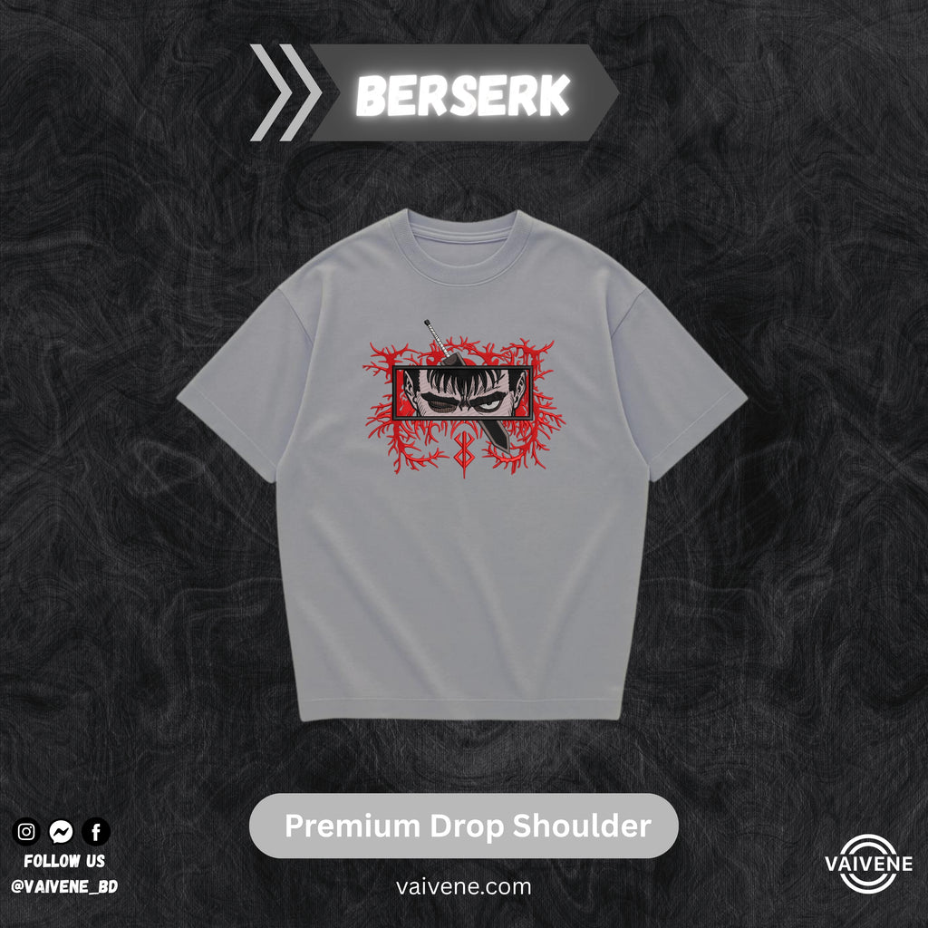 Guts – Berserk Oversized Drop Shoulder Tee