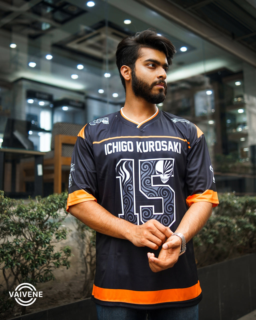 Ichigo Kurosaki | Premium Anime Jersey – Oversized Streetwear