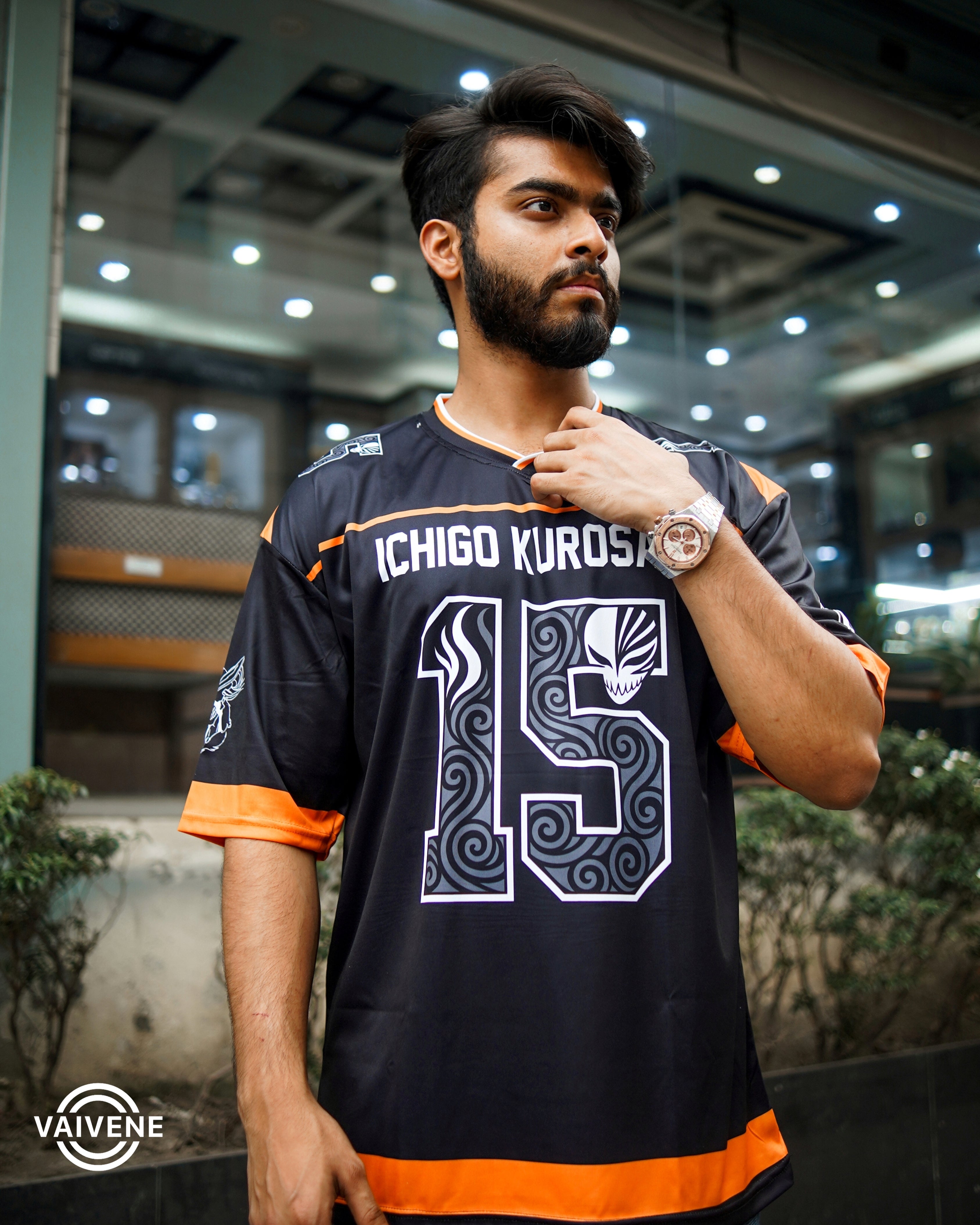 Ichigo Kurosaki | Premium Anime Jersey – Oversized Streetwear