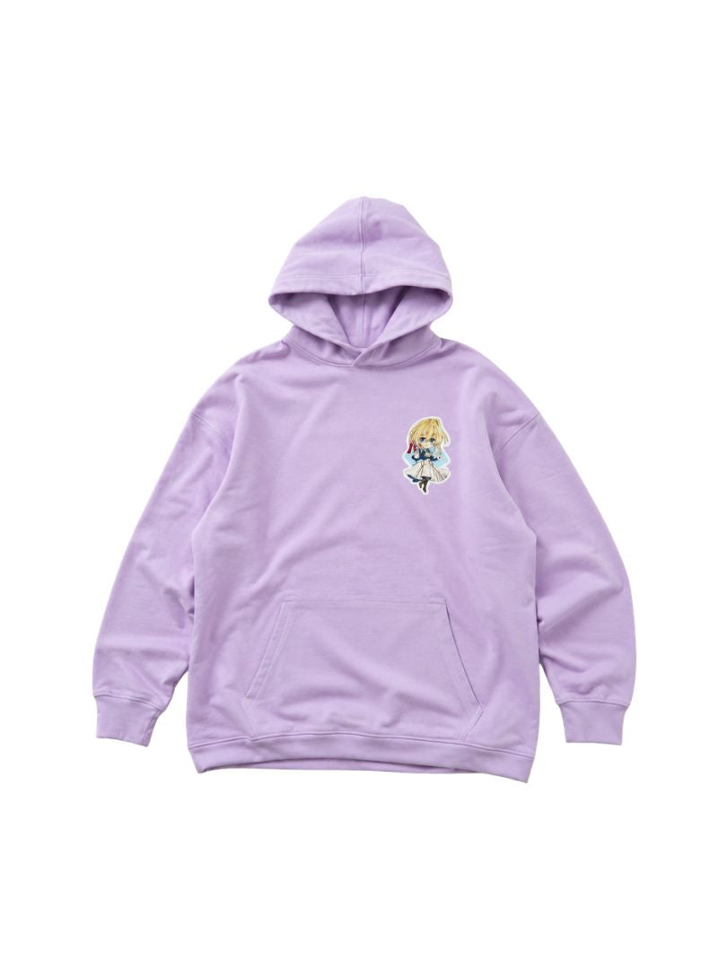 Violet Evergarden – Grace & Emotion Oversized Hoodie | Lavender Edition