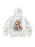 Asuna – Sword Art Online Oversized Drop Hoodie | White Edition