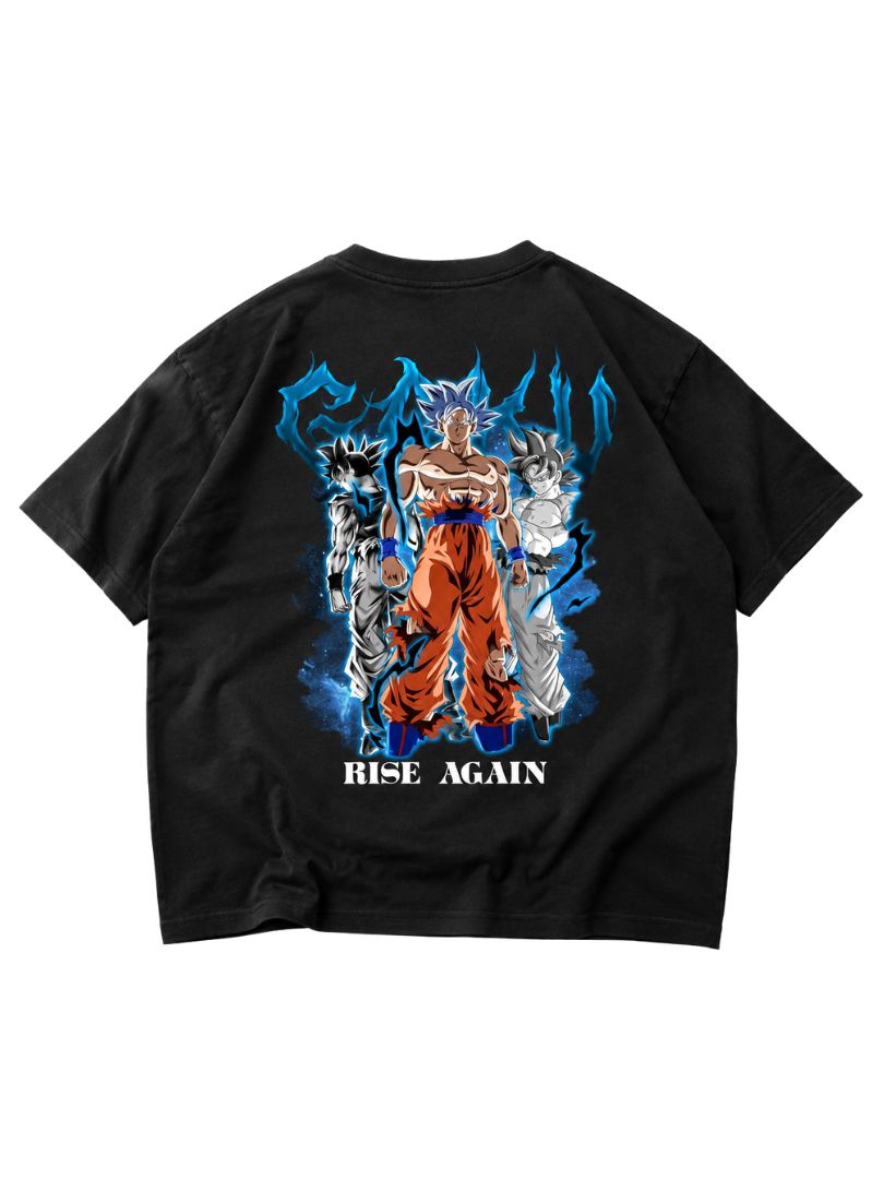 Son Goku | Dragon Ball Z | Oversized Drop Shoulder / Half Sleeve T-shirt