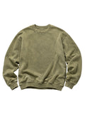 Solid – Olive Acid Wash Sweatshirt
