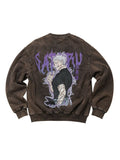 Gojo Limitless Cursed Energy | JJK Acid Wash Sweatshirt