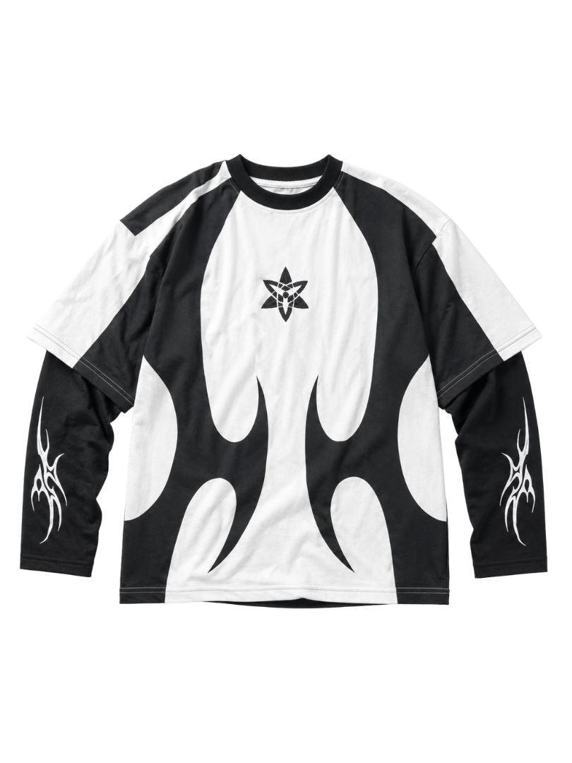 Sasuke Uchiha Cursed Aura – Premium Full Sleeve Heavyweight T‑Shirt