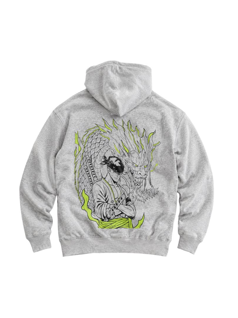 Zoro – Dragon Spirit Scar Drop Hoodie | One Piece Edition