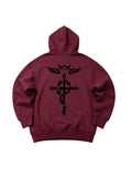 Fullmetal Alchemist – Brotherhood Drop Hoodie | Maroon Edition