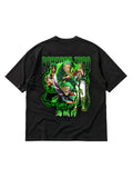 Roronoa Zoro | One Piece | Oversized Drop Shoulder / Half Sleeve T-shirt