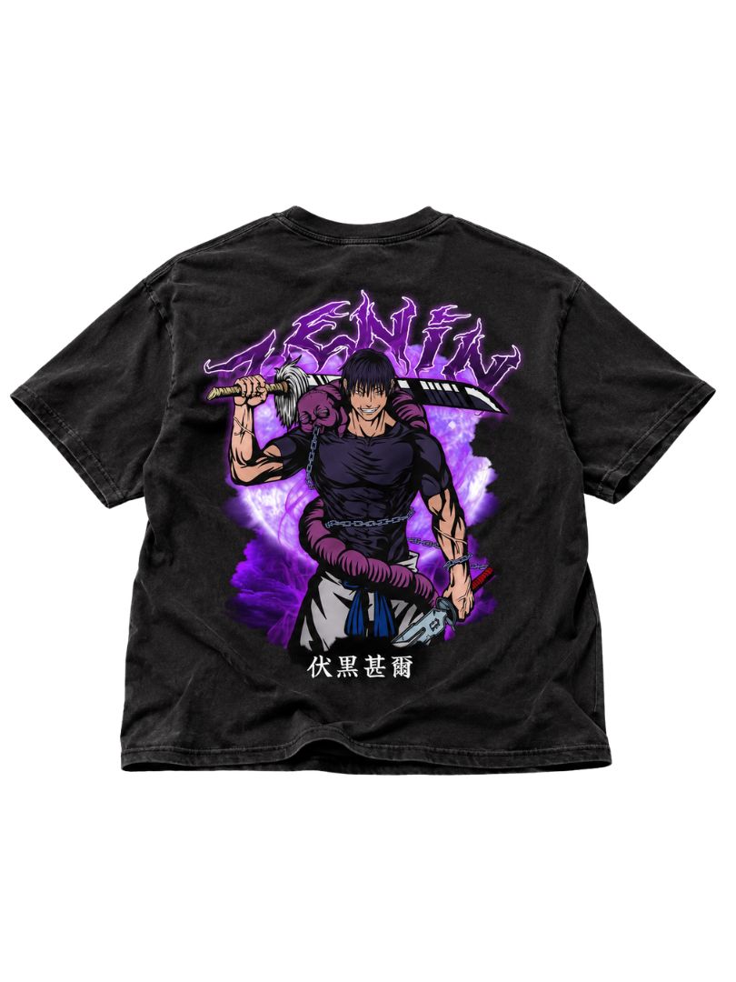 Toji Fushiguro | Jujutsu Kaisen | Oversized Drop Shoulder / Half Sleeve T-shirt