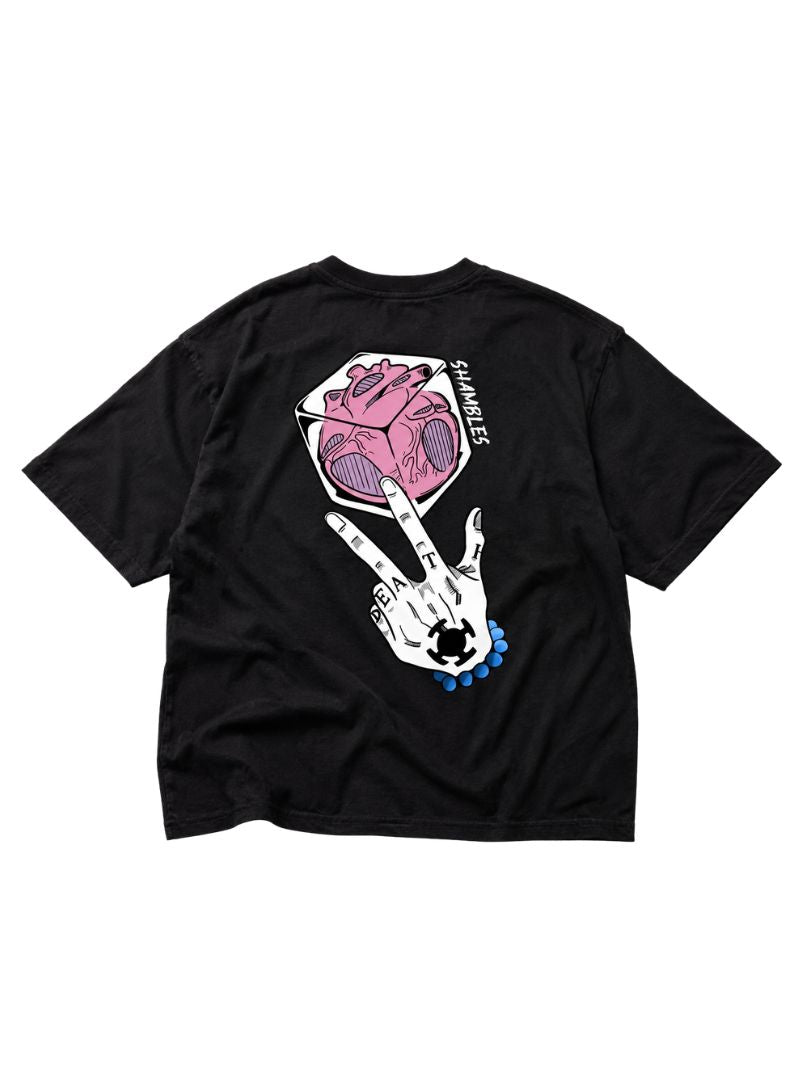Trafalgar D. Law | One Piece | Oversized Drop Shoulder / Half Sleeve T-shirt