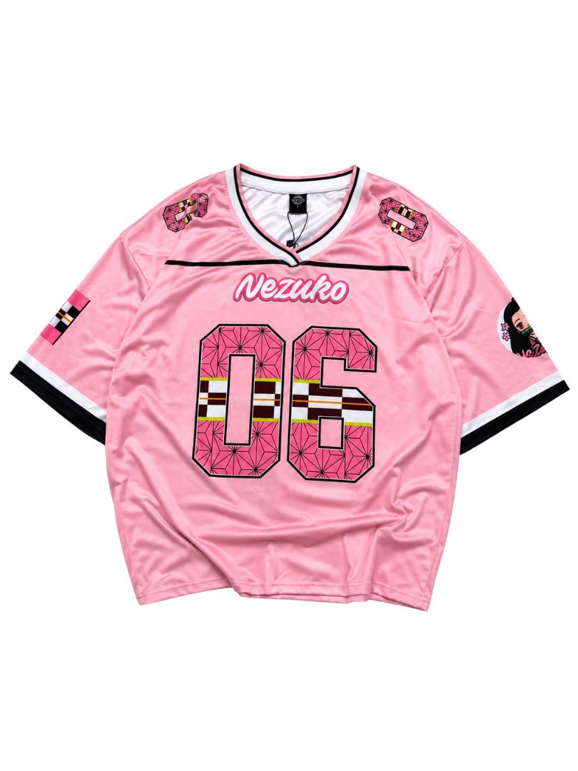 Nezuko Kamado | Premium Anime Jersey – Oversized Streetwear