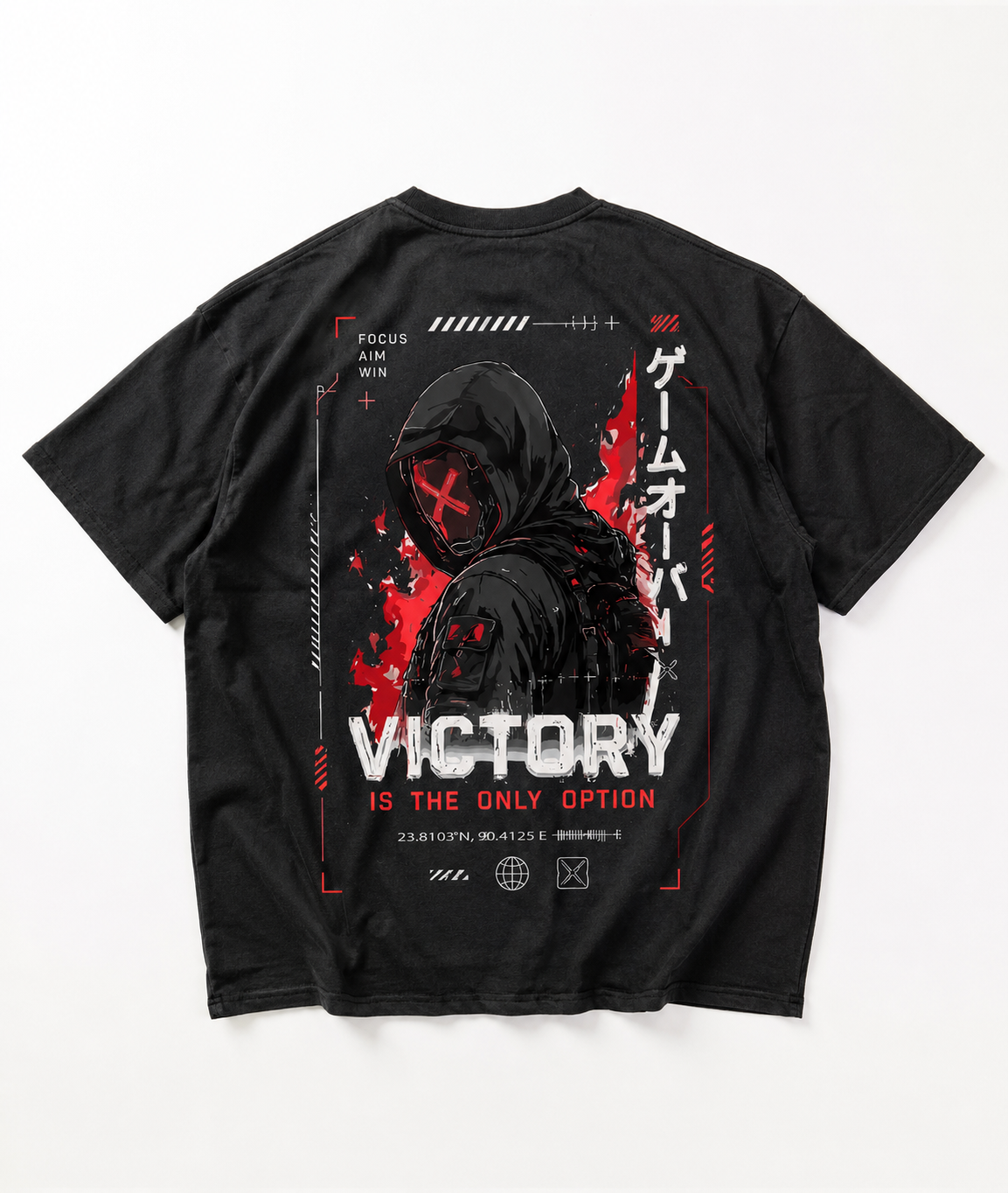 Player Unknown - Victory Tshirt | Premium Gaming Drop Shoulder