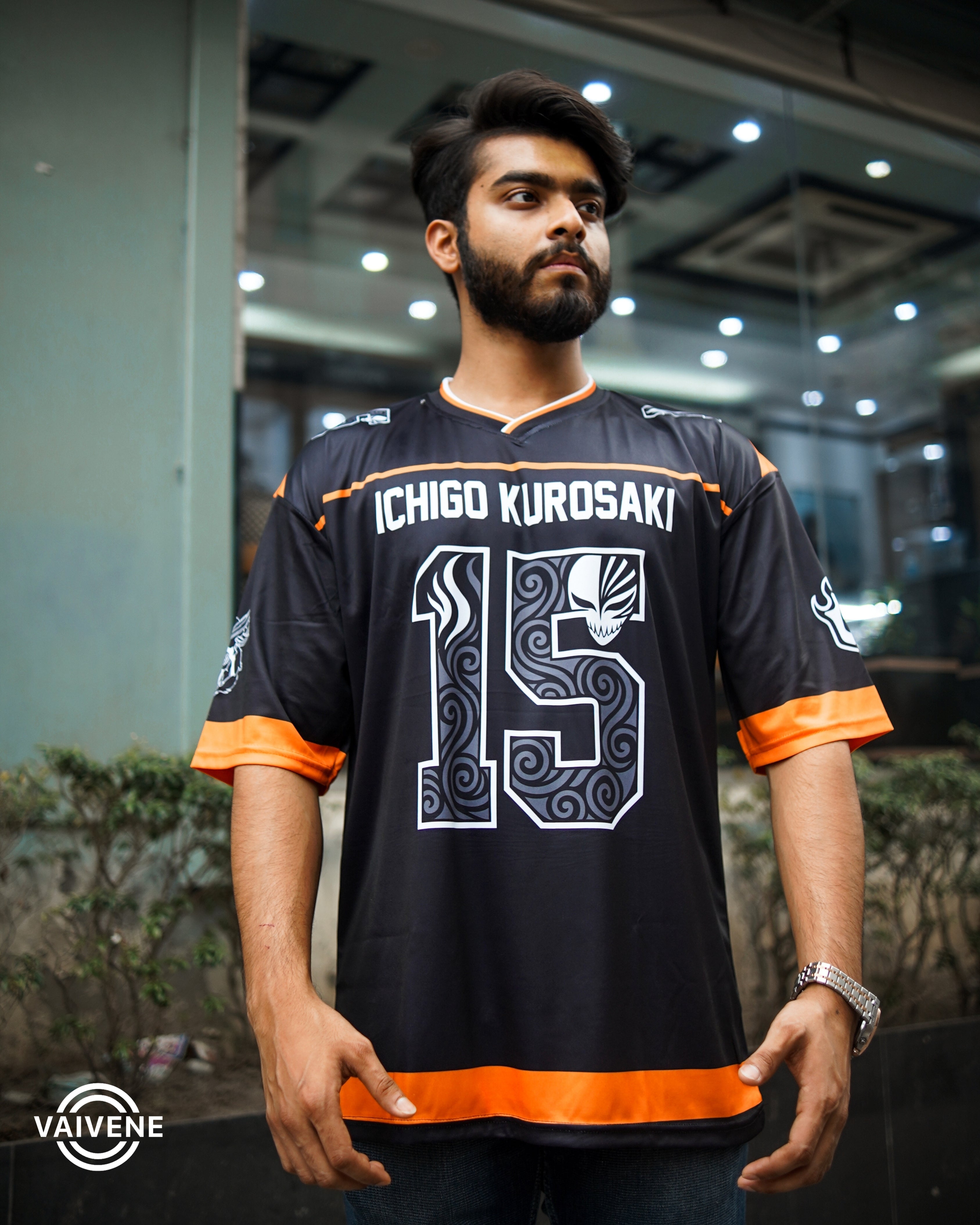 Ichigo Kurosaki | Premium Anime Jersey – Oversized Streetwear