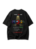 Among Us Inspired Oversized Drop Shoulder T-Shirt | Premium Gaming Streetwear