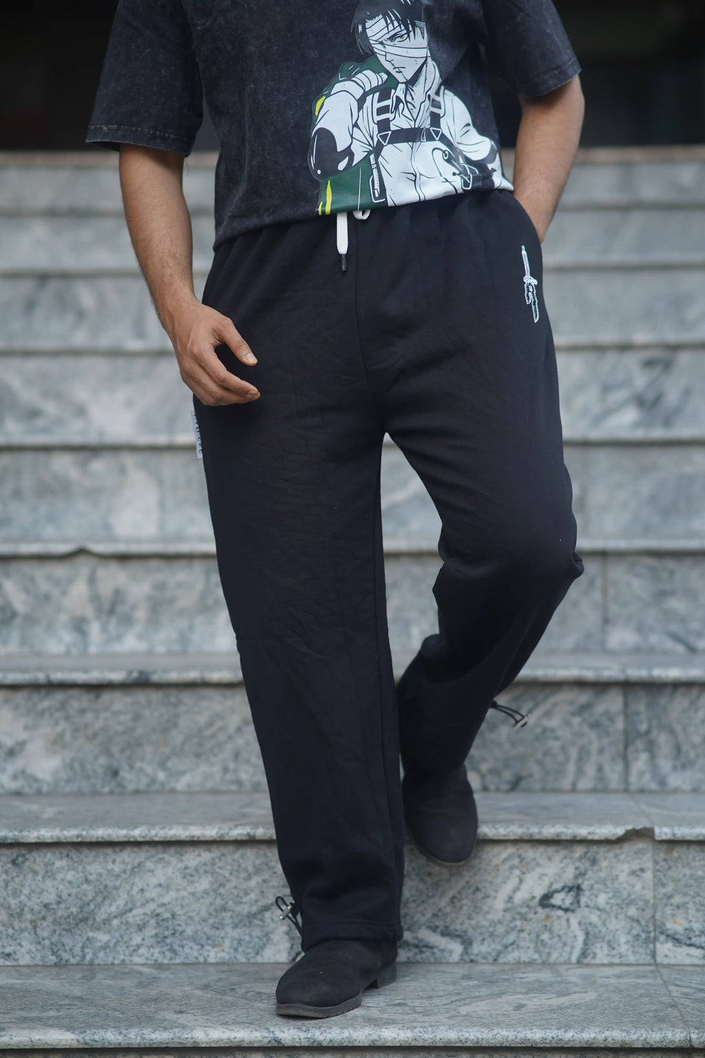 Toji Anime Baggy Sweatpants | Heavyweight 300 GSM Gym & Streetwear Bangladesh