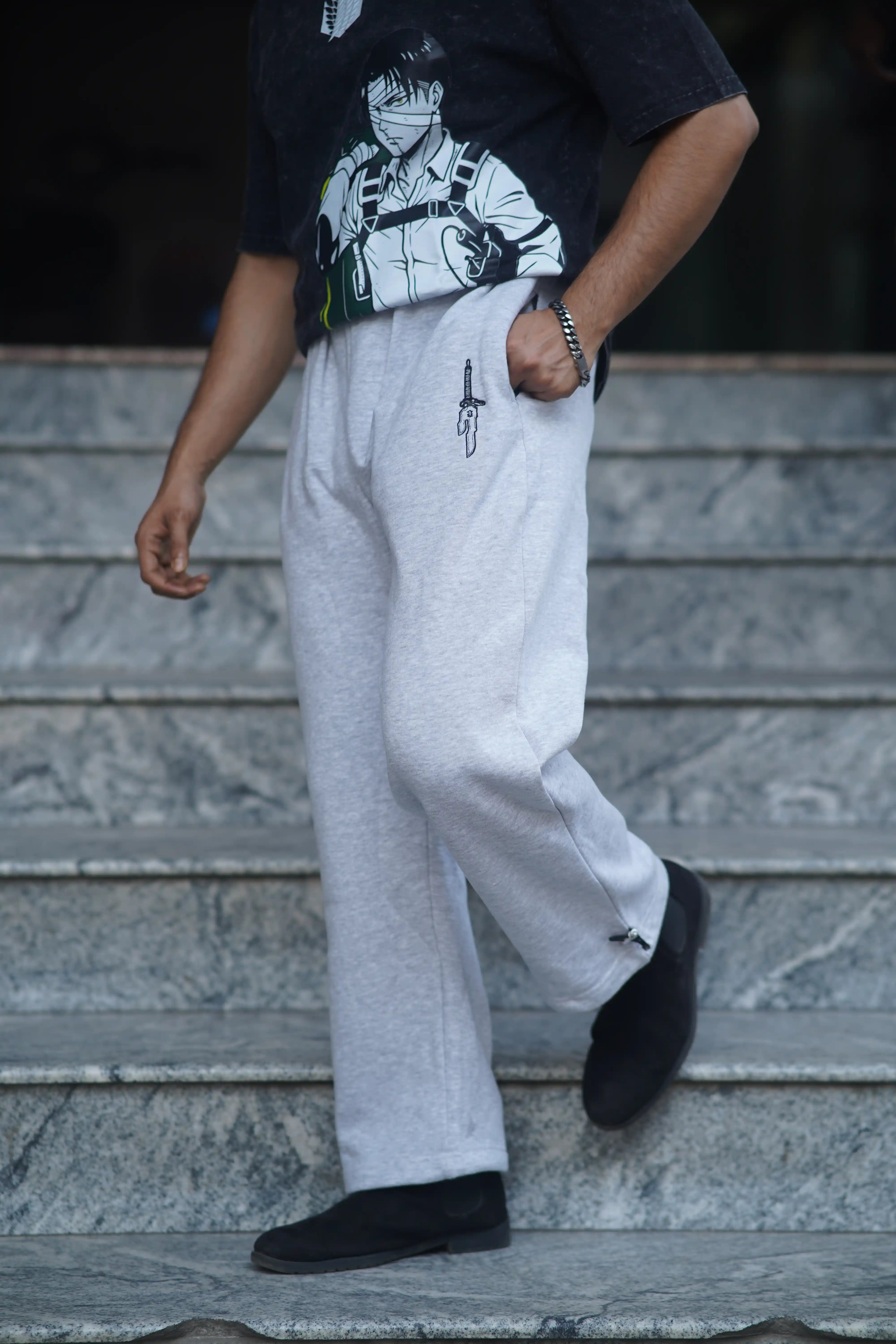 Toji Anime Baggy Sweatpants | Heavyweight 300 GSM Gym & Streetwear Bangladesh