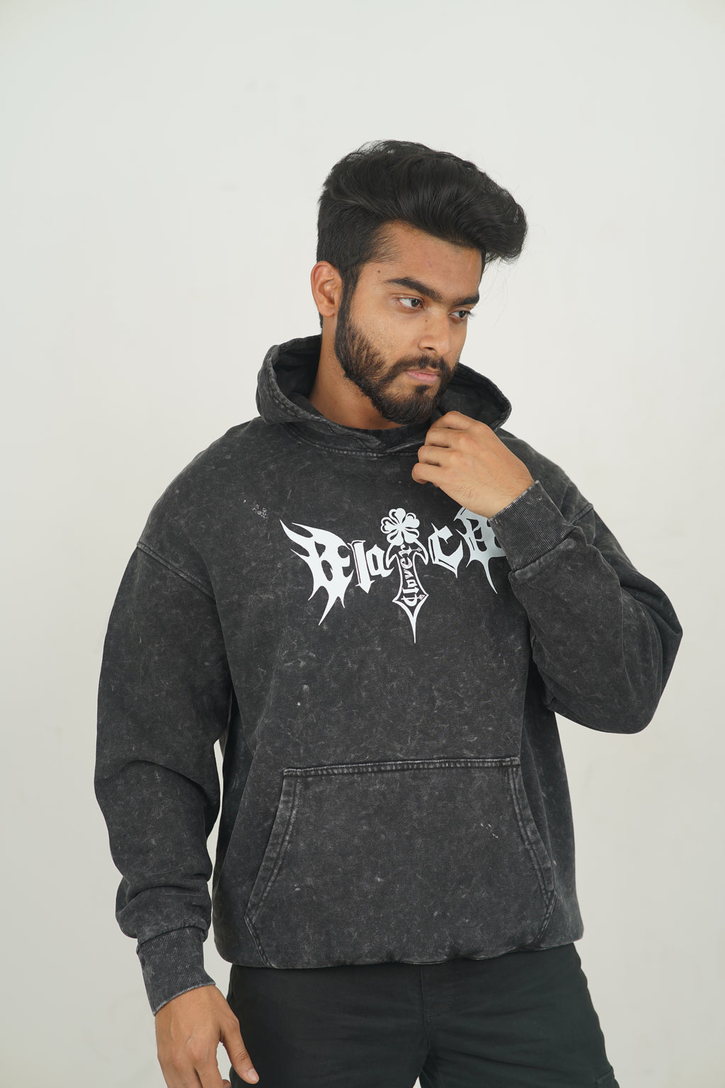 Asta – Devil Union Premium Acid Wash Hoodie | Black Clover Edition