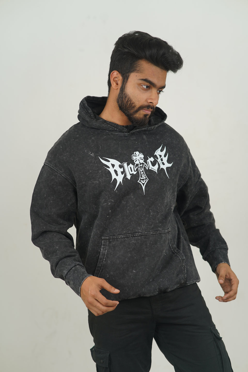Asta – Devil Union Premium Acid Wash Hoodie | Black Clover Edition