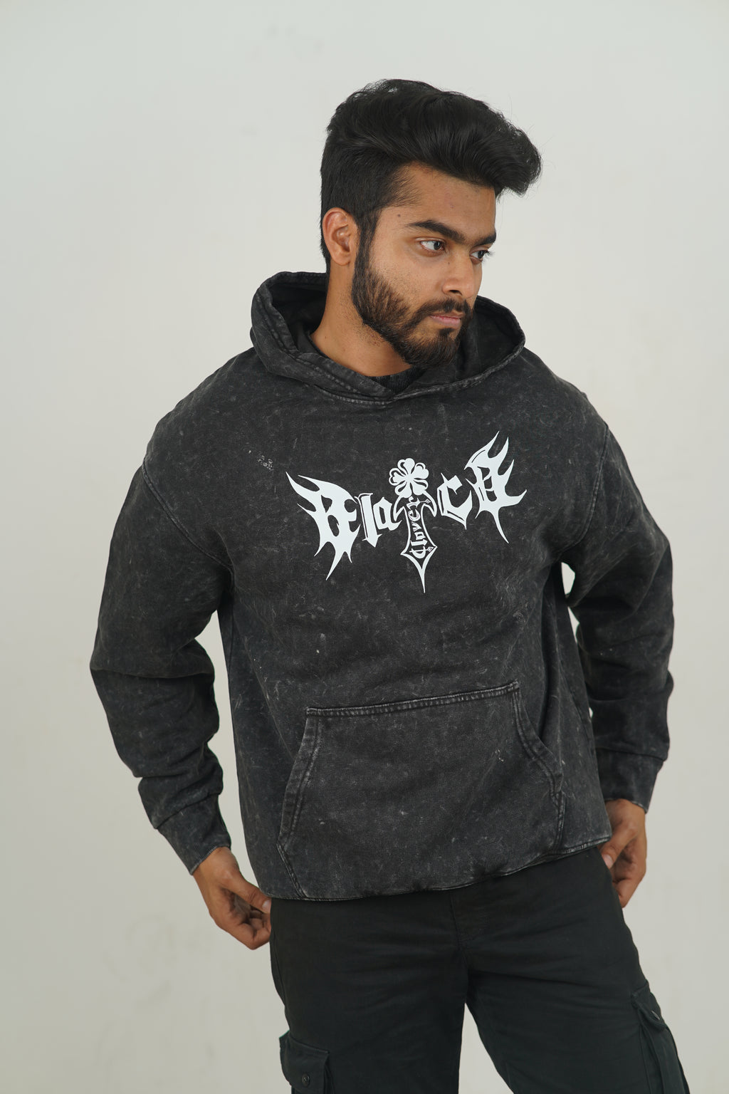 Asta – Devil Union Premium Acid Wash Hoodie | Black Clover Edition