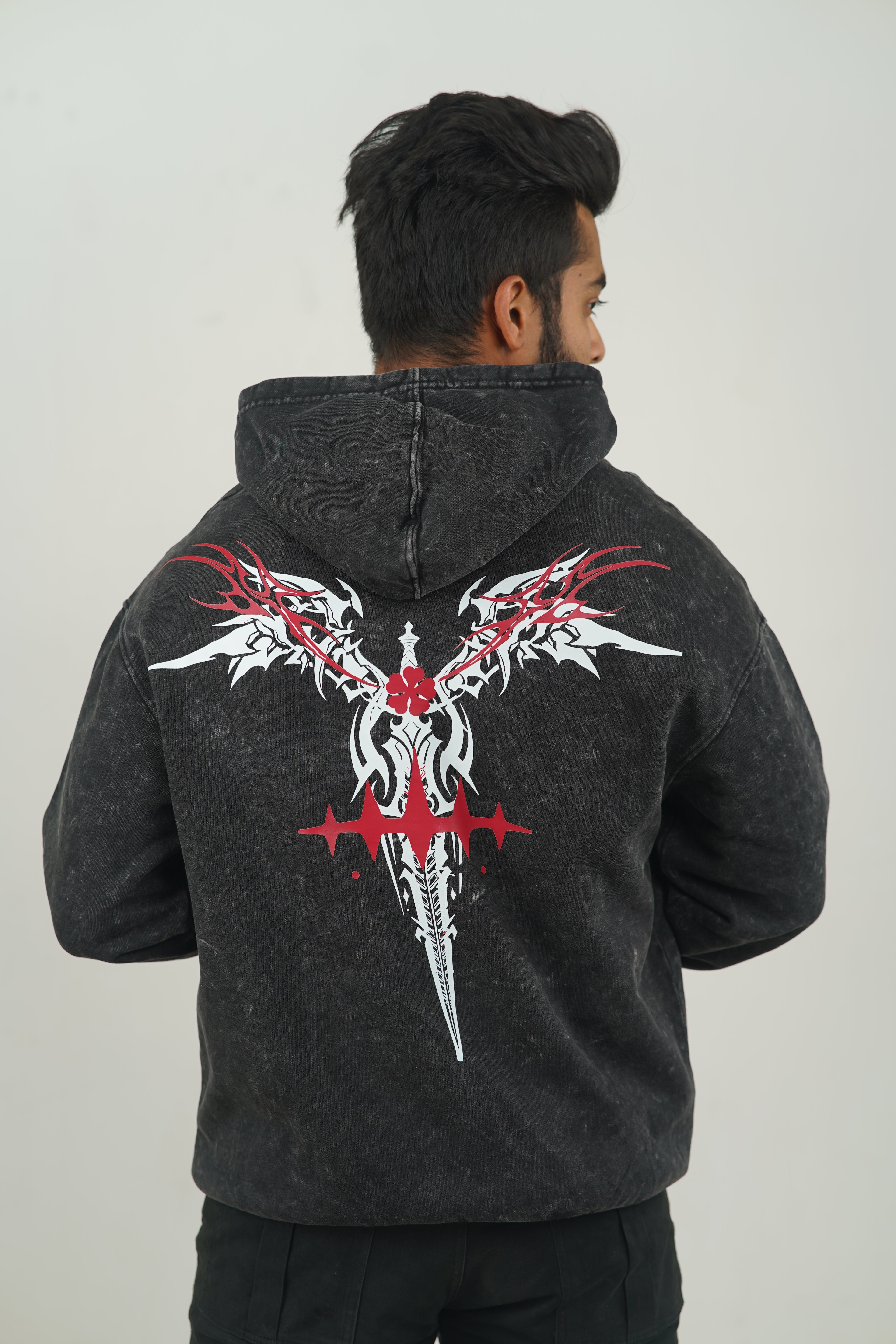 Asta – Devil Union Premium Acid Wash Hoodie | Black Clover Edition