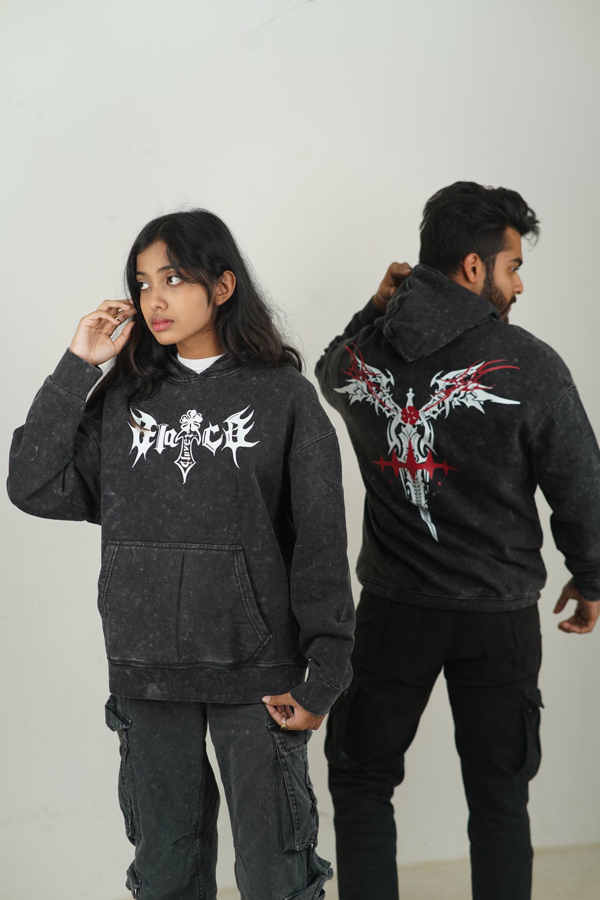 Asta – Devil Union Premium Acid Wash Hoodie | Black Clover Edition