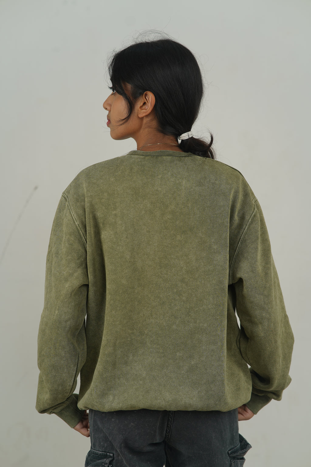 Mikasa – AOT Angel of Freedom Acid Wash Sweatshirt