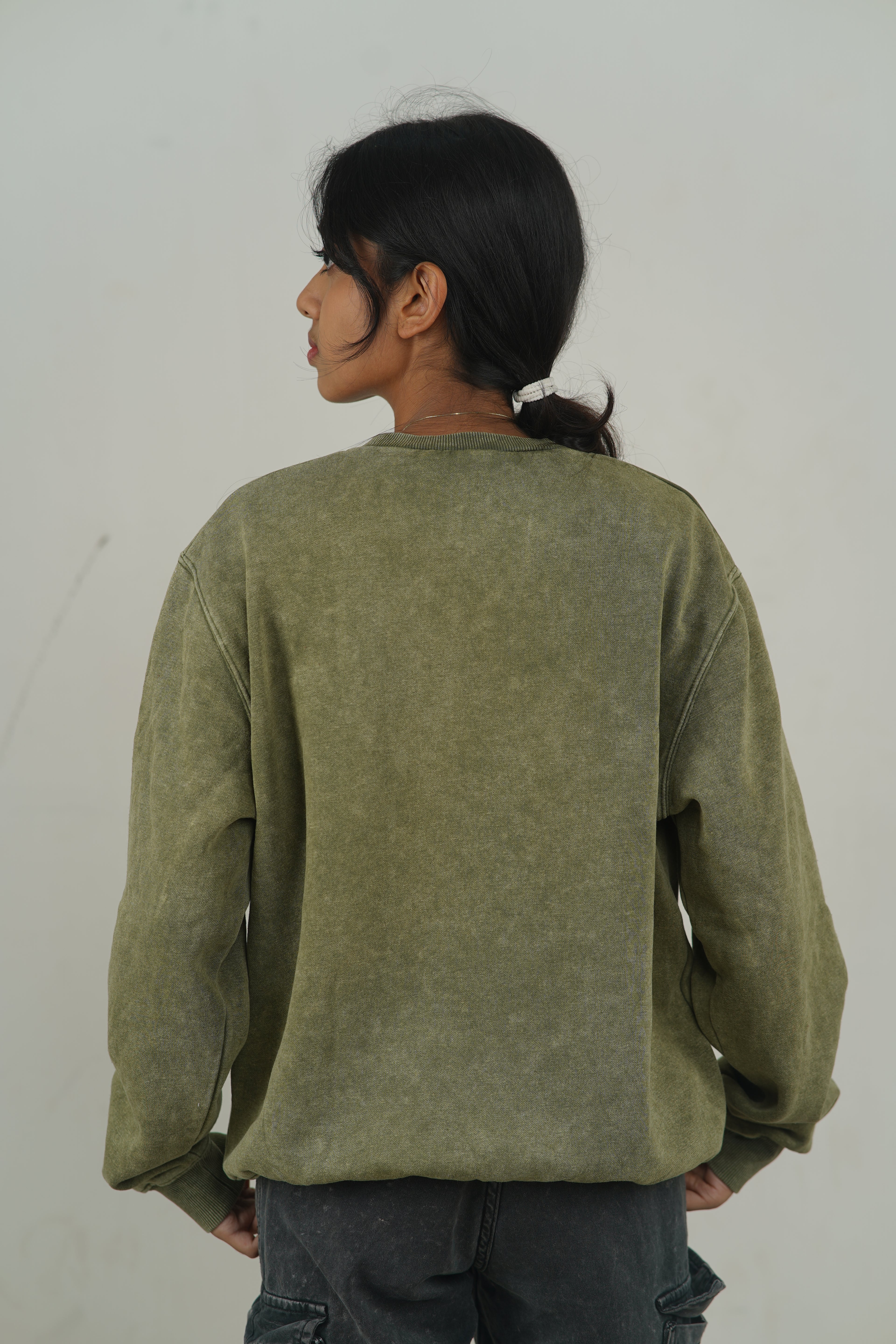Mikasa – AOT Angel of Freedom Acid Wash Sweatshirt