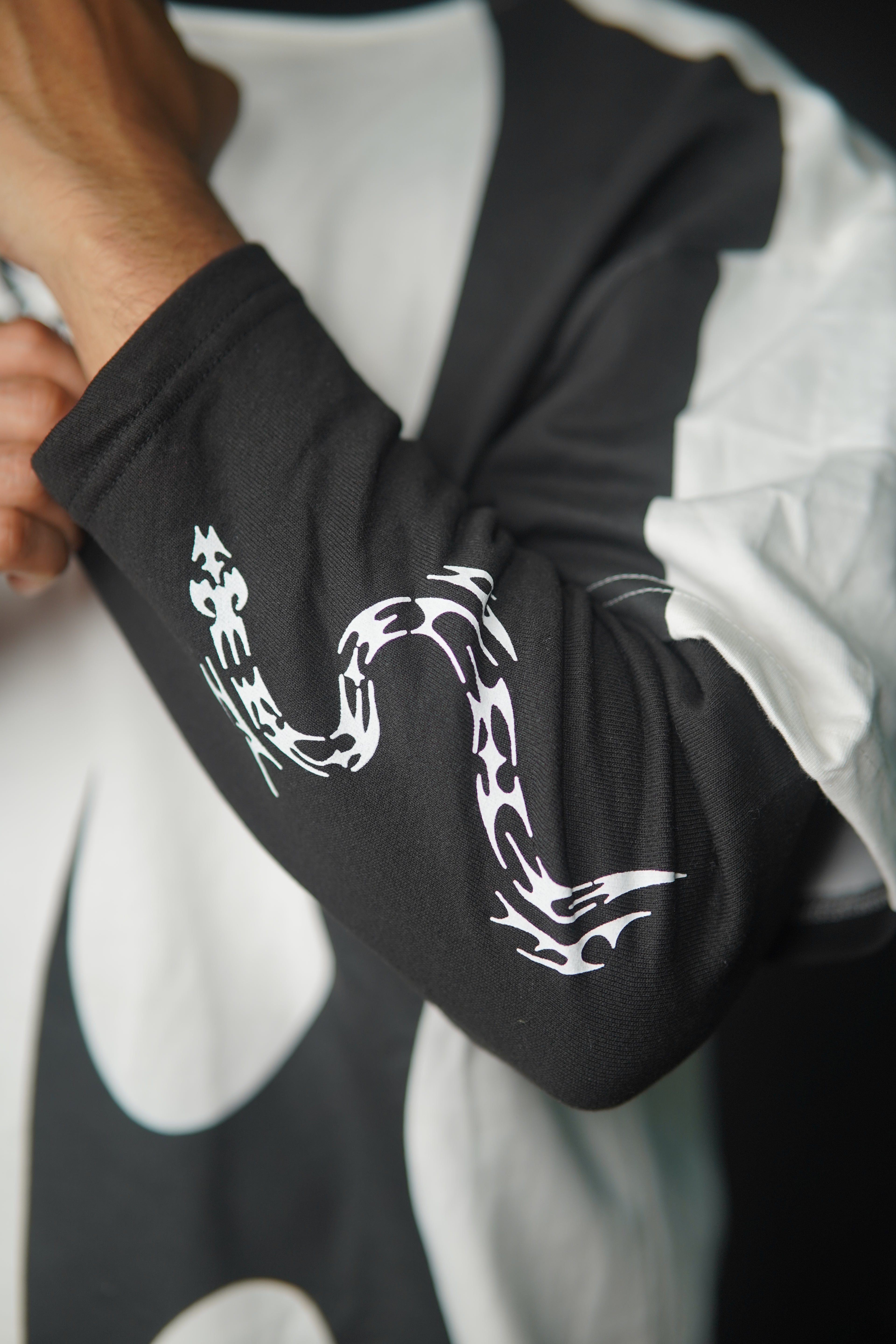 Sasuke Uchiha Cursed Aura – Premium Full Sleeve Heavyweight T‑Shirt