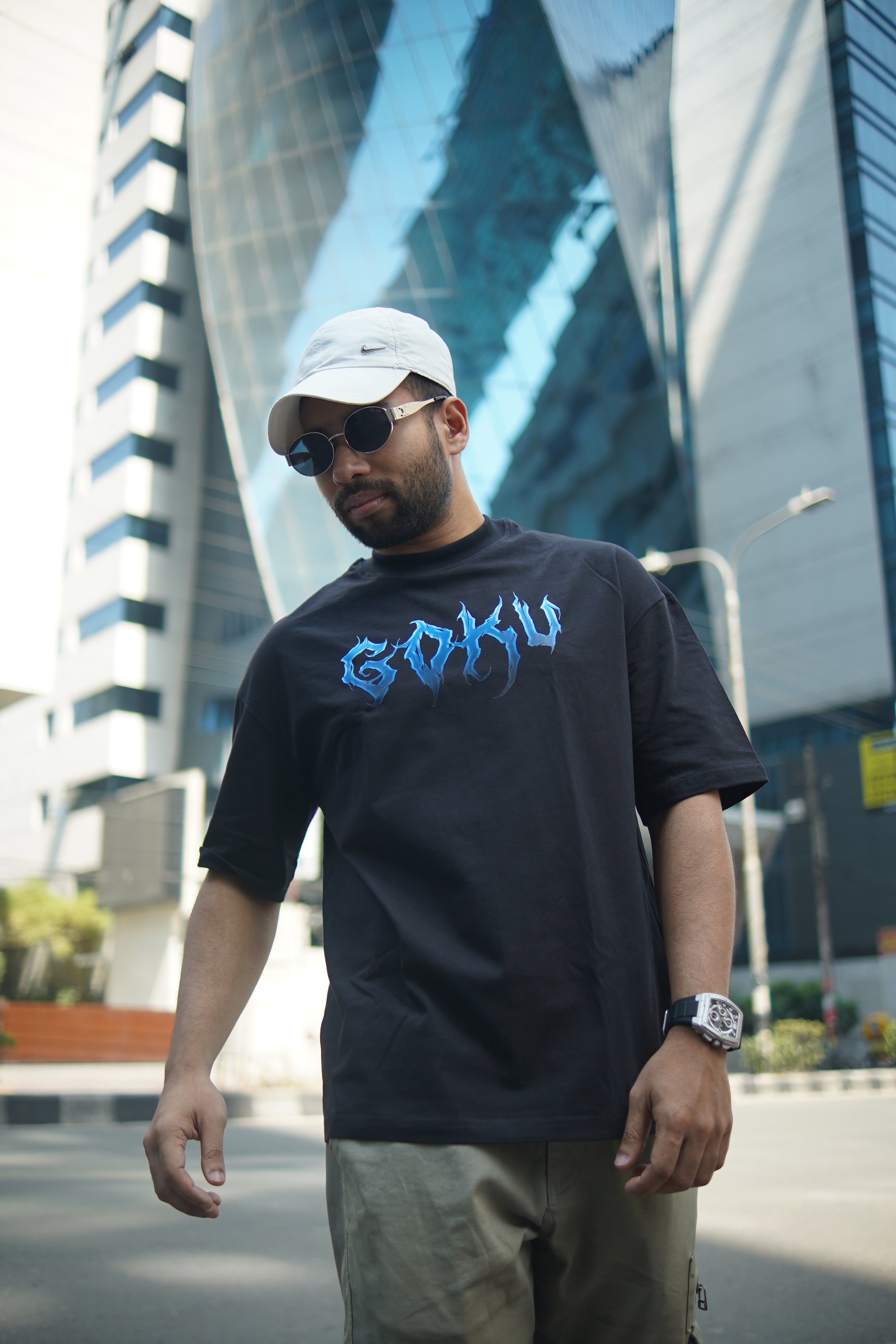 Son Goku | Dragon Ball Z | Oversized Drop Shoulder / Half Sleeve T-shirt