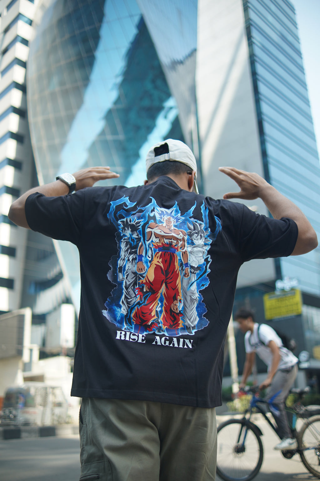 Son Goku | Dragon Ball Z | Oversized Drop Shoulder / Half Sleeve T-shirt