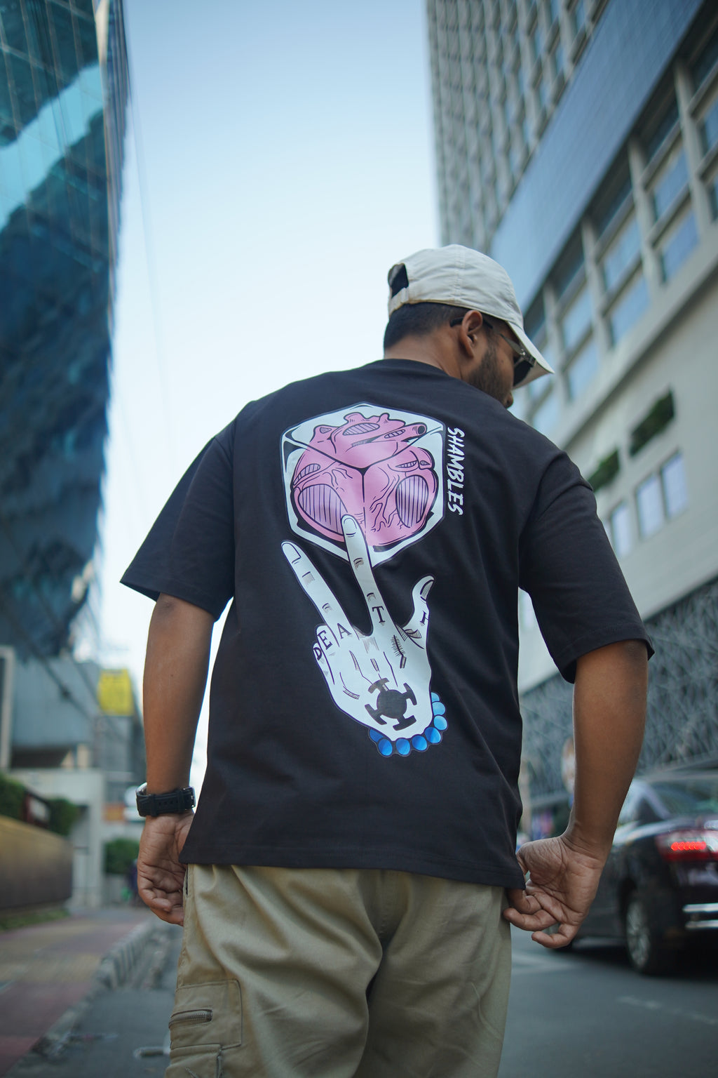 Trafalgar D. Law | One Piece | Oversized Drop Shoulder / Half Sleeve T-shirt