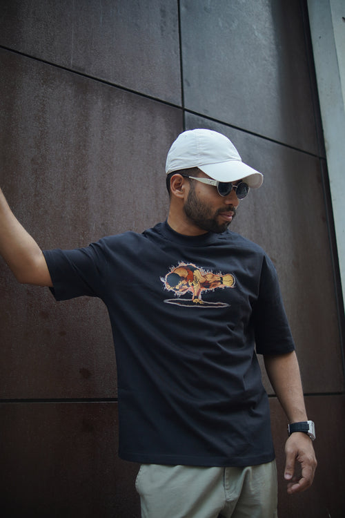 Baki Hanma | Oversized Drop Shoulder / Half Sleeve T-shirt