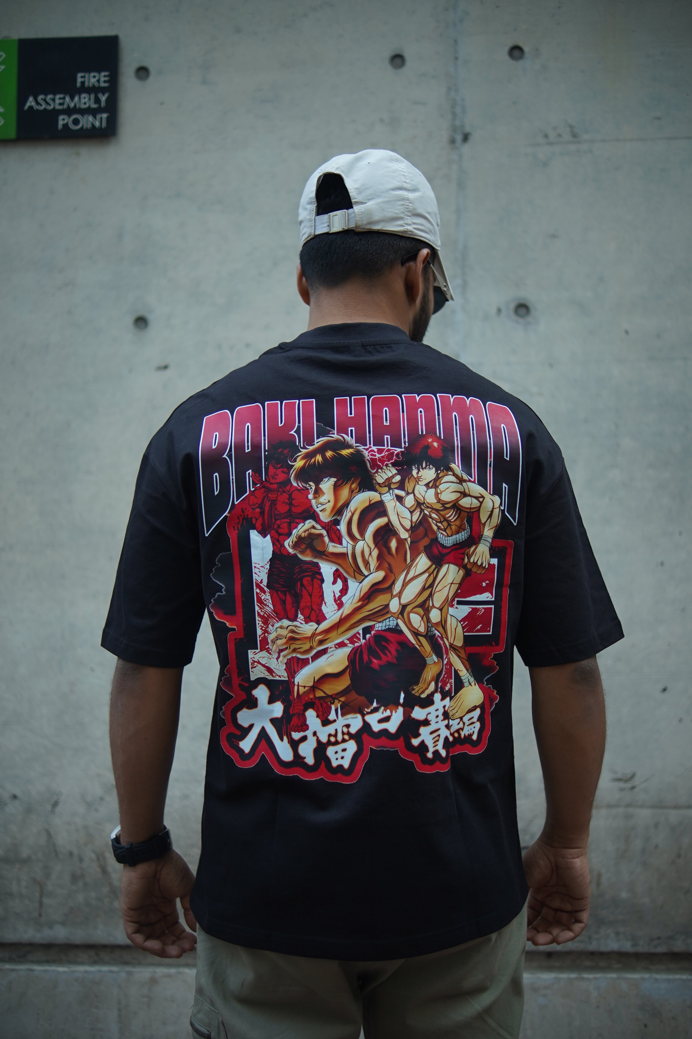 Baki Hanma | Oversized Drop Shoulder / Half Sleeve T-shirt