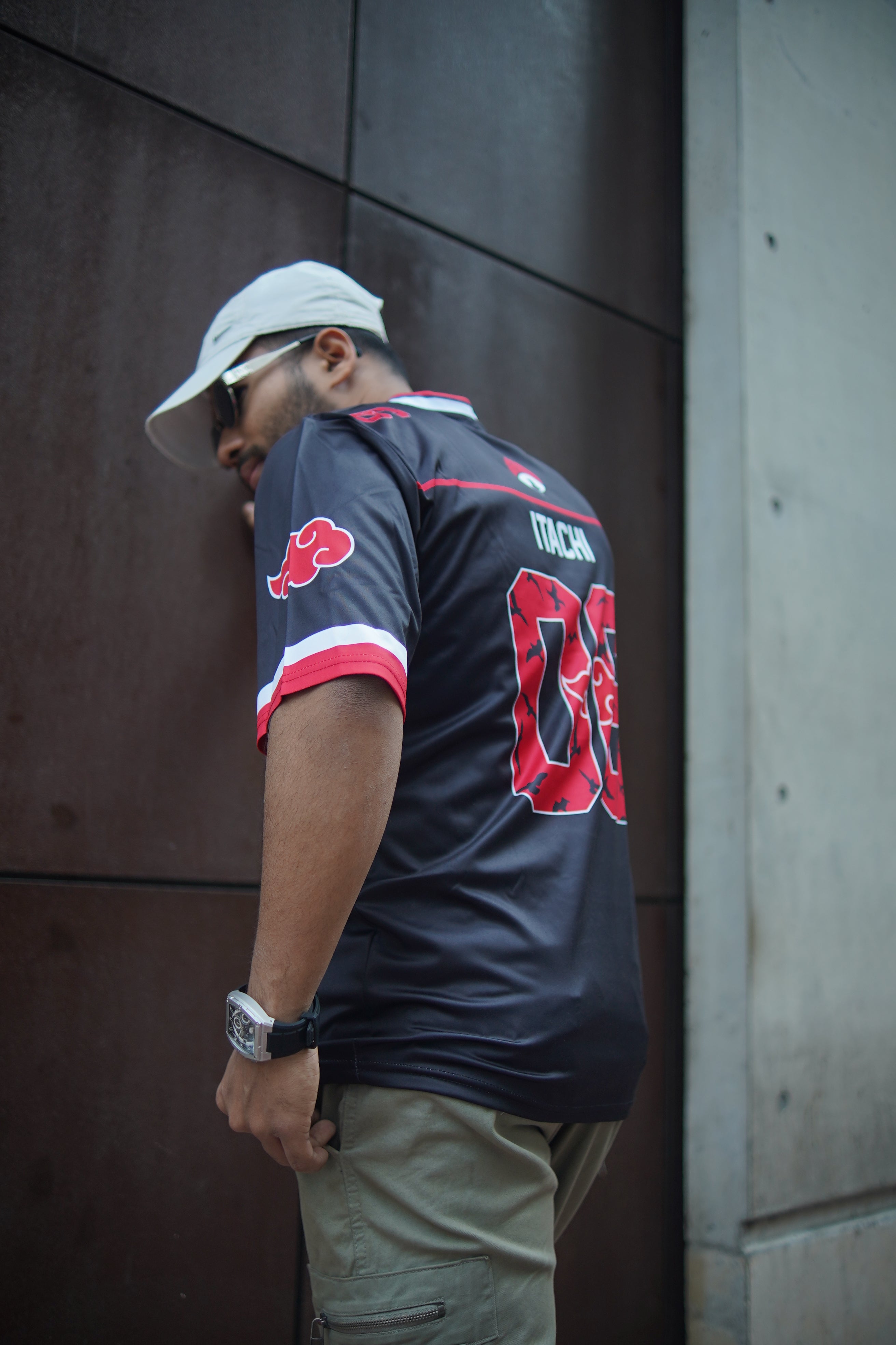 Itachi Uchiha | Premium Anime Jersey – Oversized Streetwear