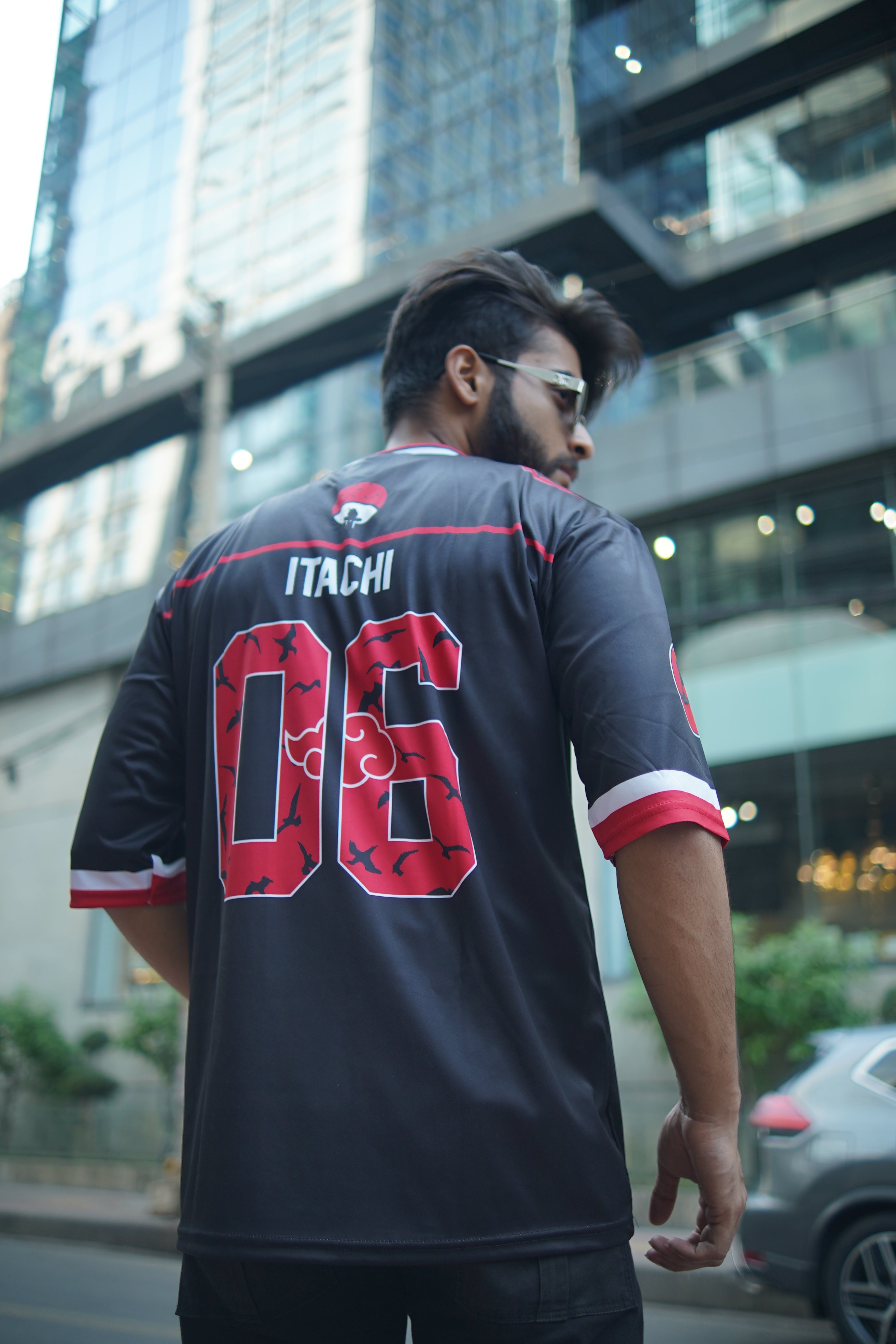 Itachi Uchiha | Premium Anime Jersey – Oversized Streetwear