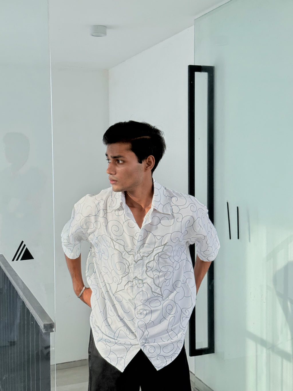 Sun God Nika Premium Shirt – Oversized Drop Shoulder Fit | Streetwear