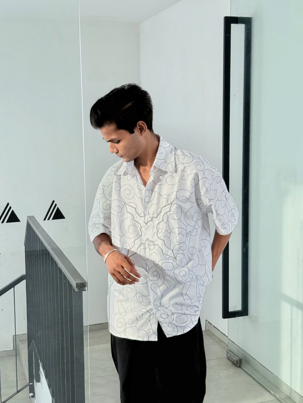 Sun God Nika Premium Shirt – Oversized Drop Shoulder Fit | Streetwear