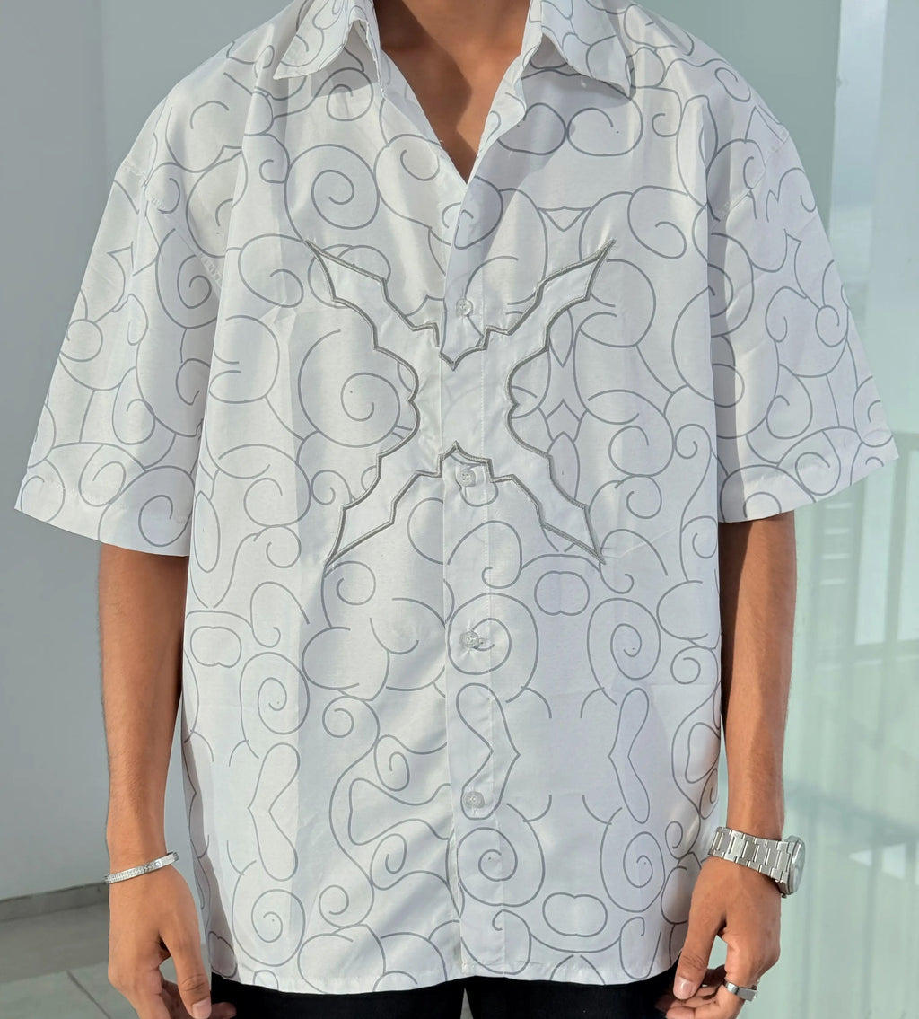 Sun God Nika Premium Shirt – Oversized Drop Shoulder Fit | Streetwear